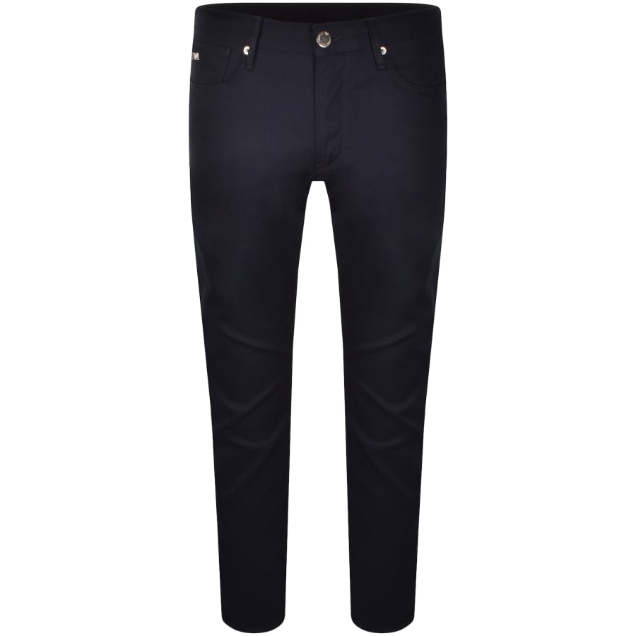 Emporio Armani J06 Slim Fit Trousers Navy Mainline Menswear Sweden
